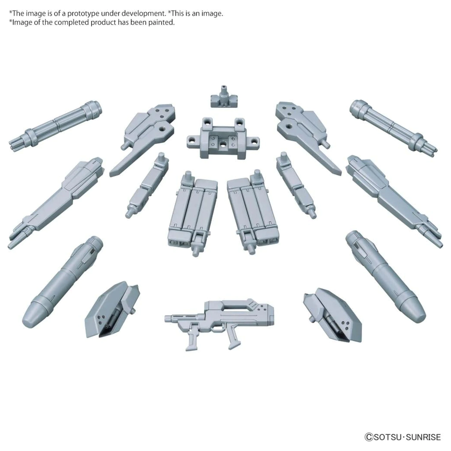Gundam Optionalteile Set Gunpla 07 (Powered Arms Powereder) Modellbausatz Produktfoto