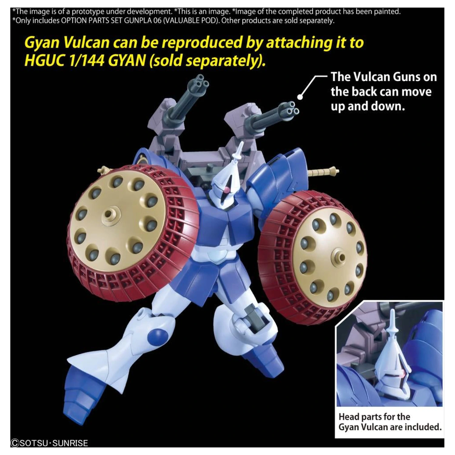 Gundam Option Bauteile Set Gunpla 06 (Valuable Pod) Modellbausatz Produktfoto