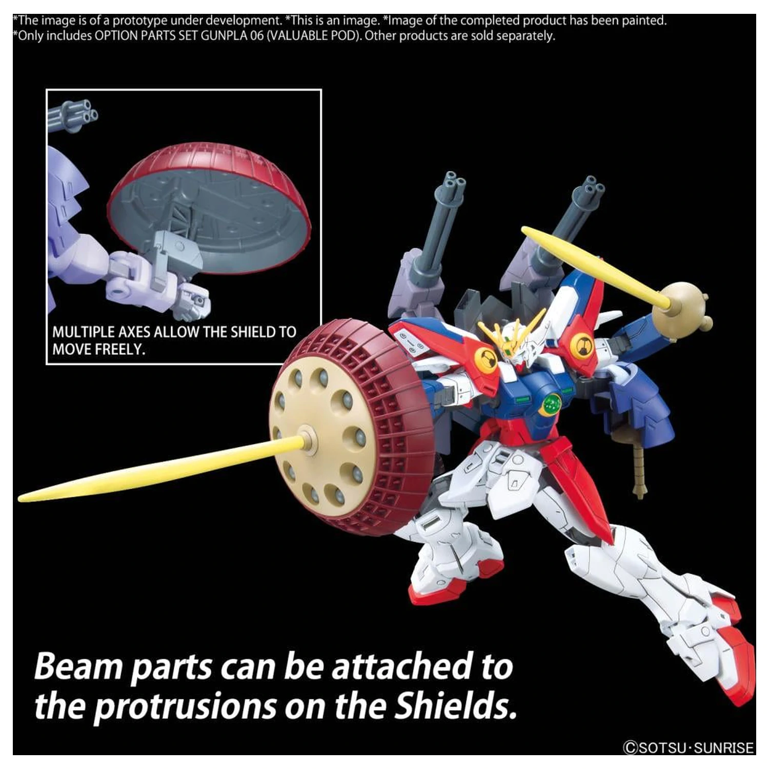Gundam Option Bauteile Set Gunpla 06 (Valuable Pod) Modellbausatz Produktfoto