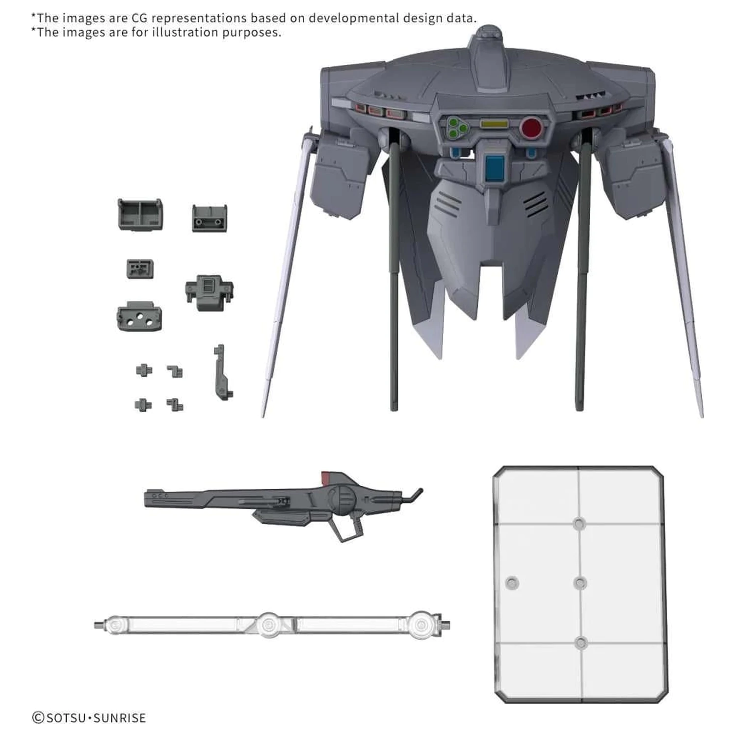 GUNDAM ZUBEHÖRTEILE SET GUNPLA 15 (Cavalier AiFRiD) Modellbausatz Produktfoto
