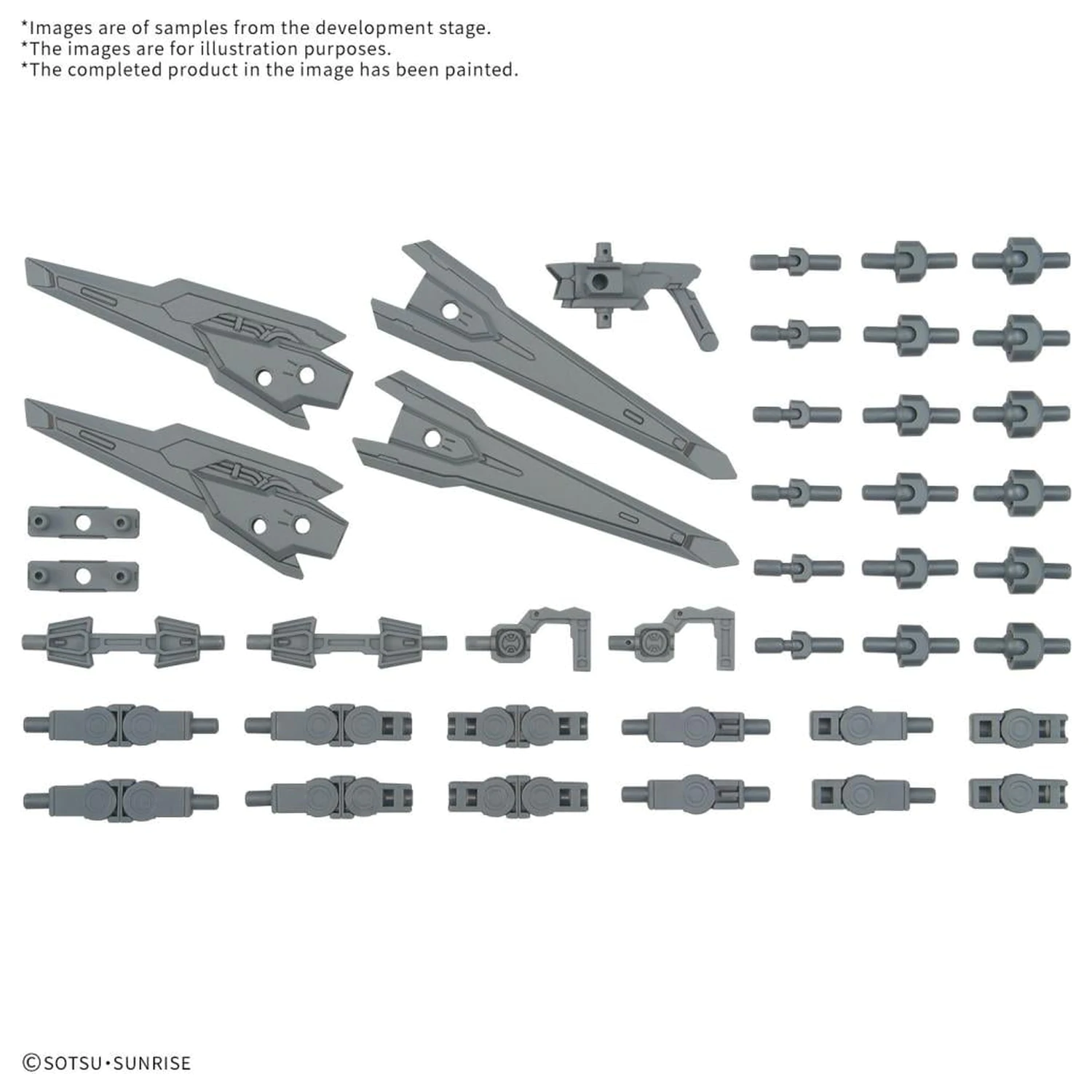 Gundam Option Parts Set Gunpla 17 (Binder Gun) Modellbausatz Produktfoto