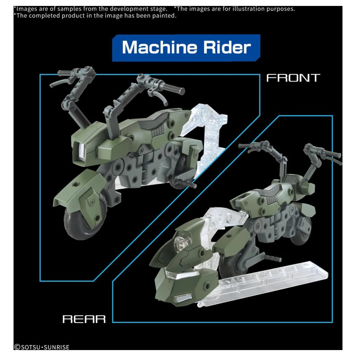 Gundam Optionale Teile Set Gunpla 20 (Ride-on Set) Modellbausatz Produktfoto