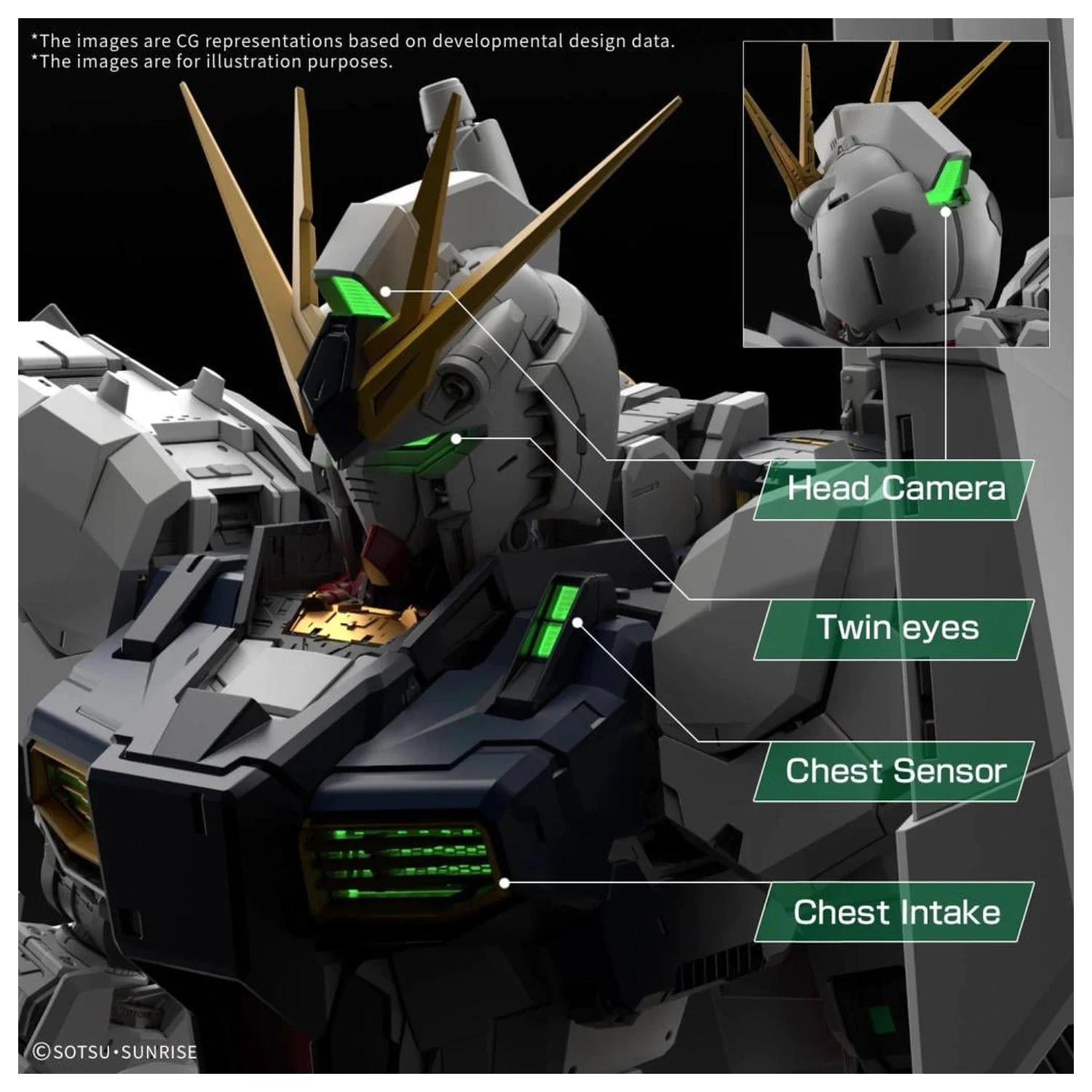 Gundam PG Unleashed 1/60 LED-Einheit für v Gundam Model Kit Produktfoto