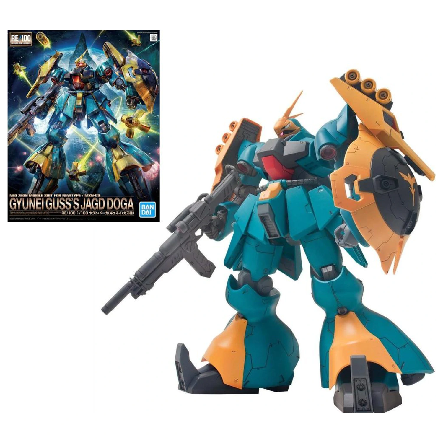 Gundam RE/100 1/100 Gyunei Guss's Jagd Doga Modellbausatz Produktfoto
