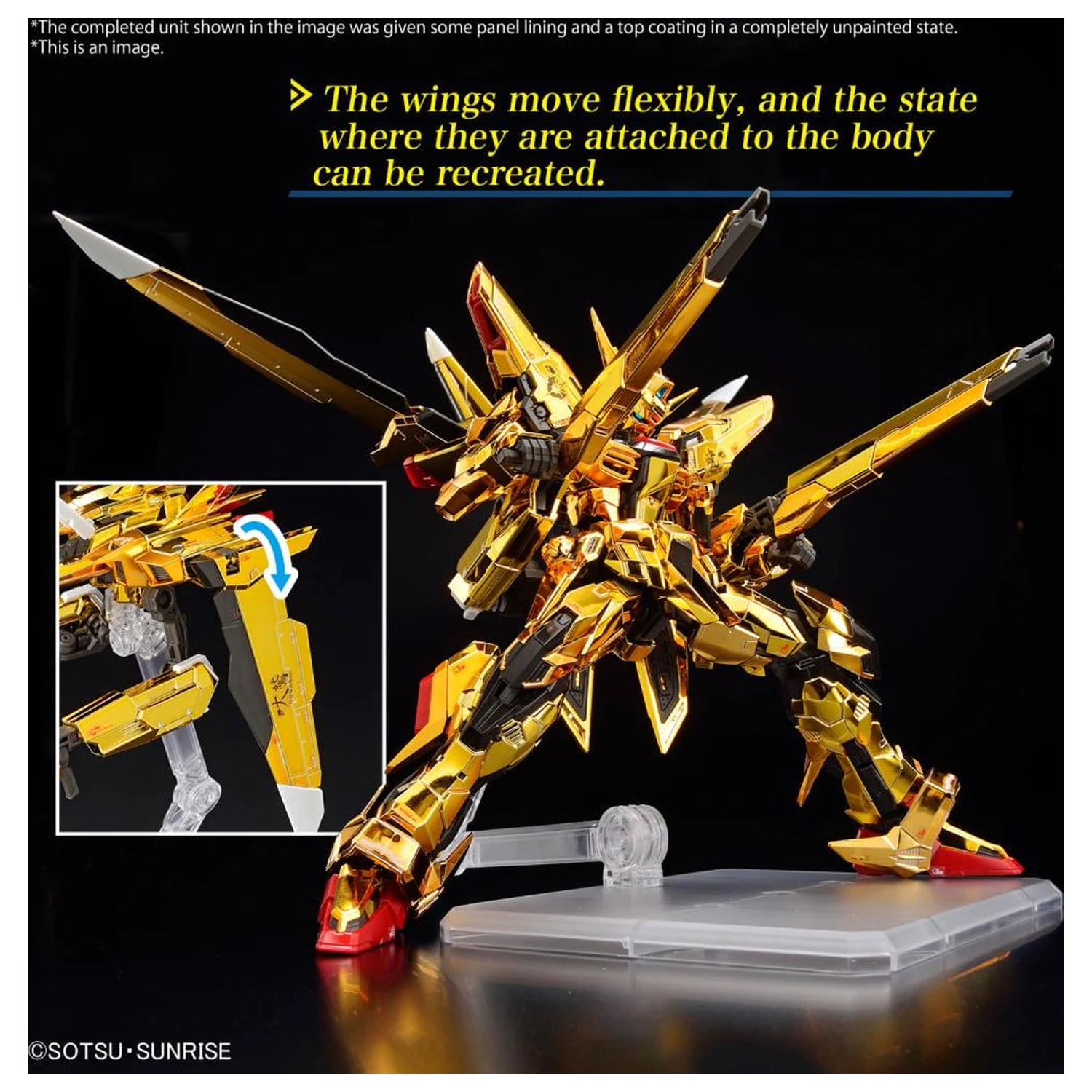 Gundam RG 1/144 Akatsuki Gundam Oowashi Einheit Modellbausatz Produktfoto