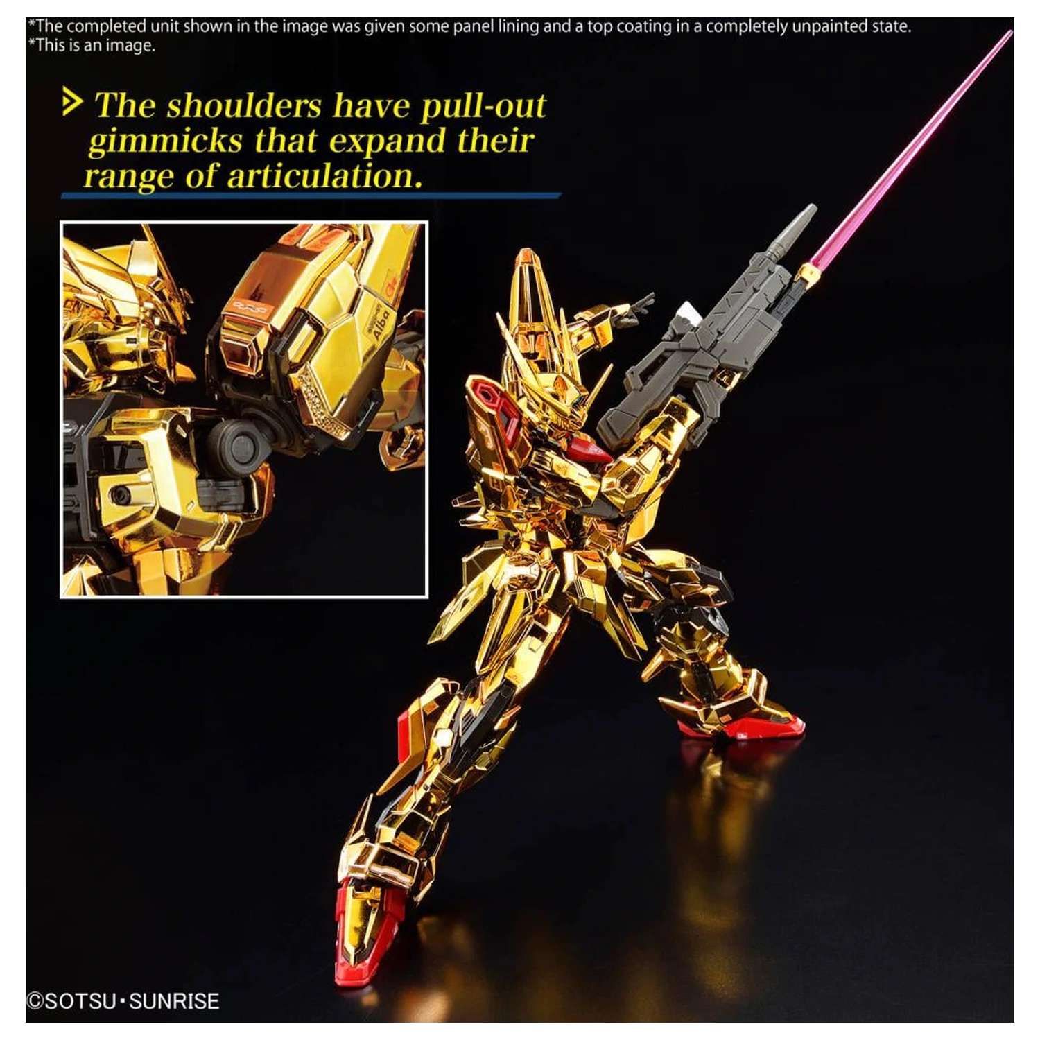 Gundam RG 1/144 Akatsuki Gundam Oowashi Einheit Modellbausatz Produktfoto