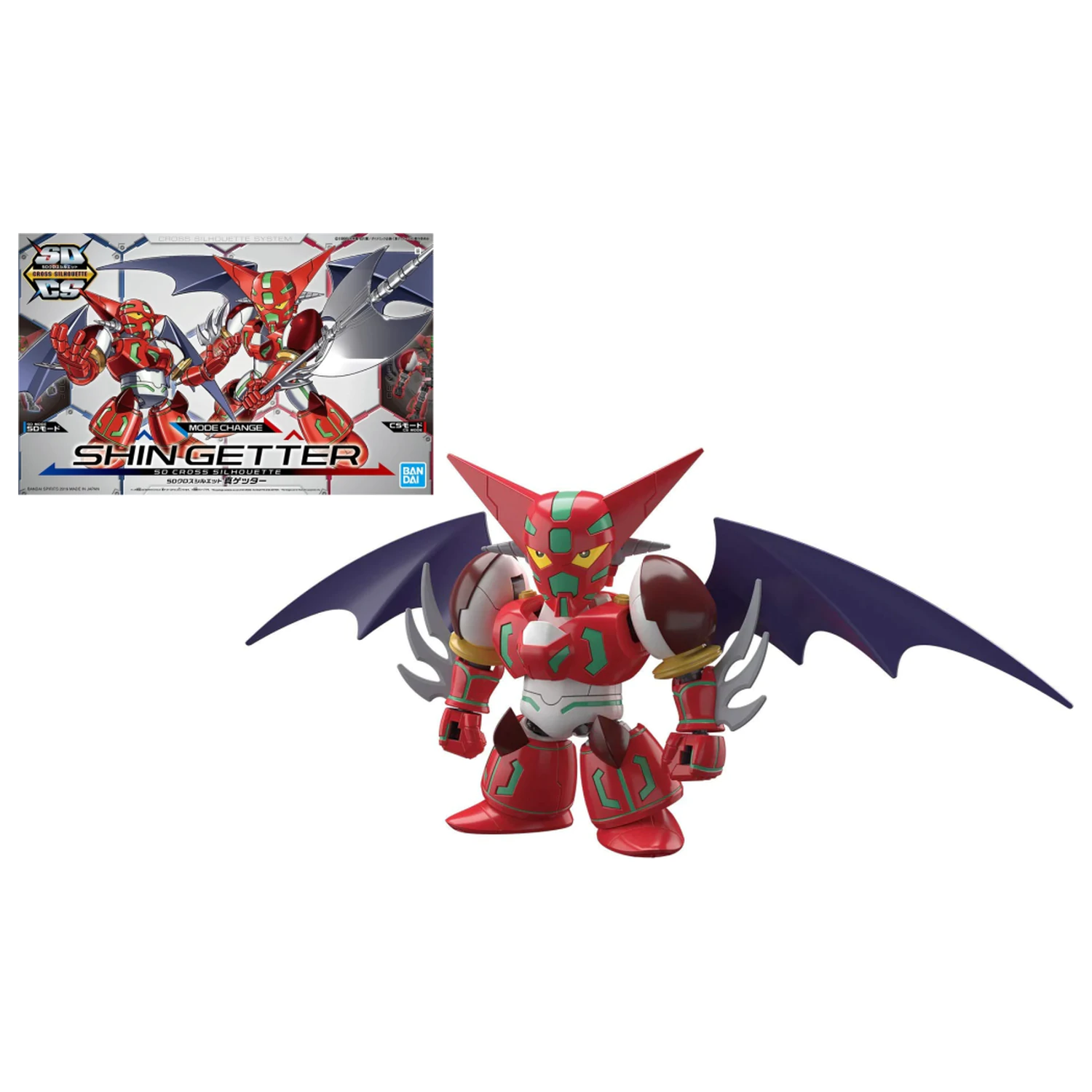 GUNDAM SD Cross Silhouette Shin Getter Modell Bausatz Produktfoto