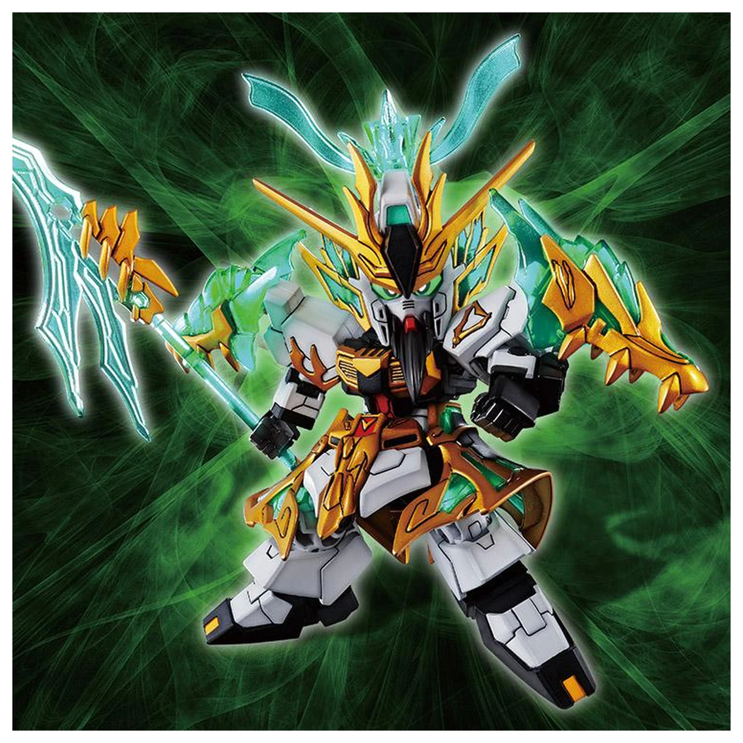 Gundam SD Sangoku Soketsuden Guan Yu Yun Chang Nu Gundam Modellbausatz Produktfoto