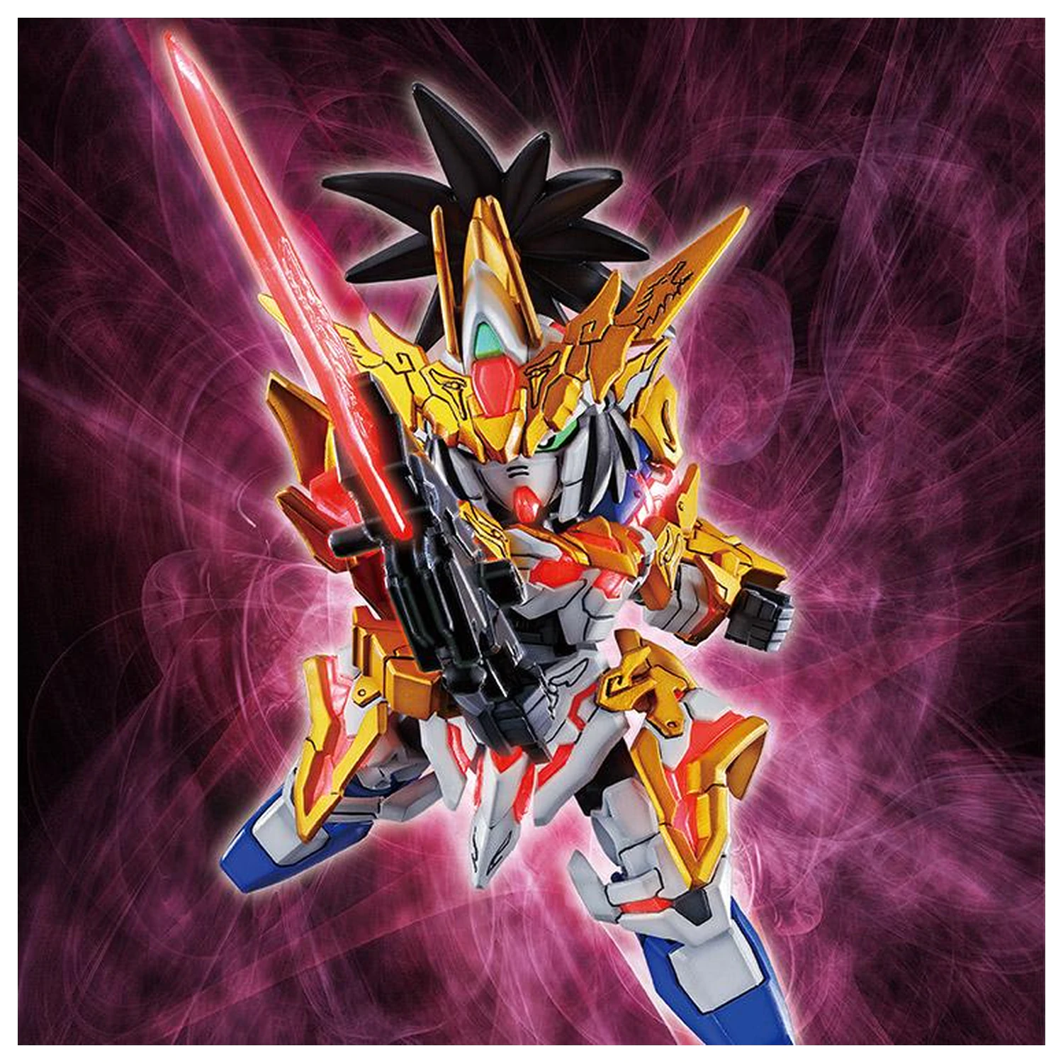 GUNDAM SD Sangoku Soketsuden Liu Bei Unicorn Gundam Modell Bausatz Produktfoto