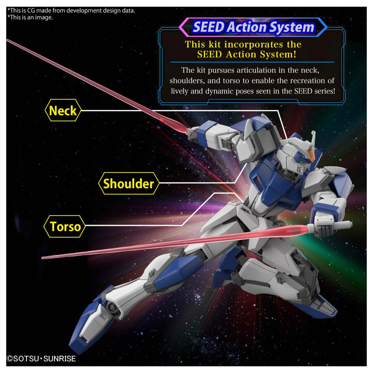 Gundam Seed Freedom HG 1/144 Duel Blitz Gundam Modellbausatz Produktfoto