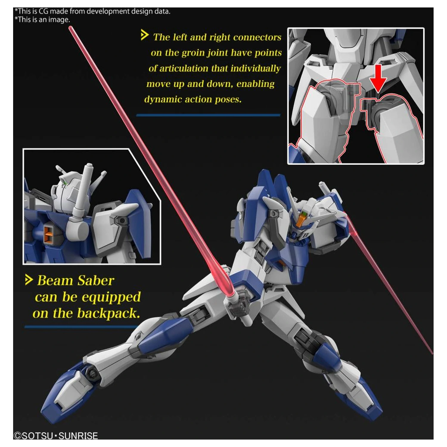 Gundam Seed Freedom HG 1/144 Duel Blitz Gundam Modellbausatz Produktfoto