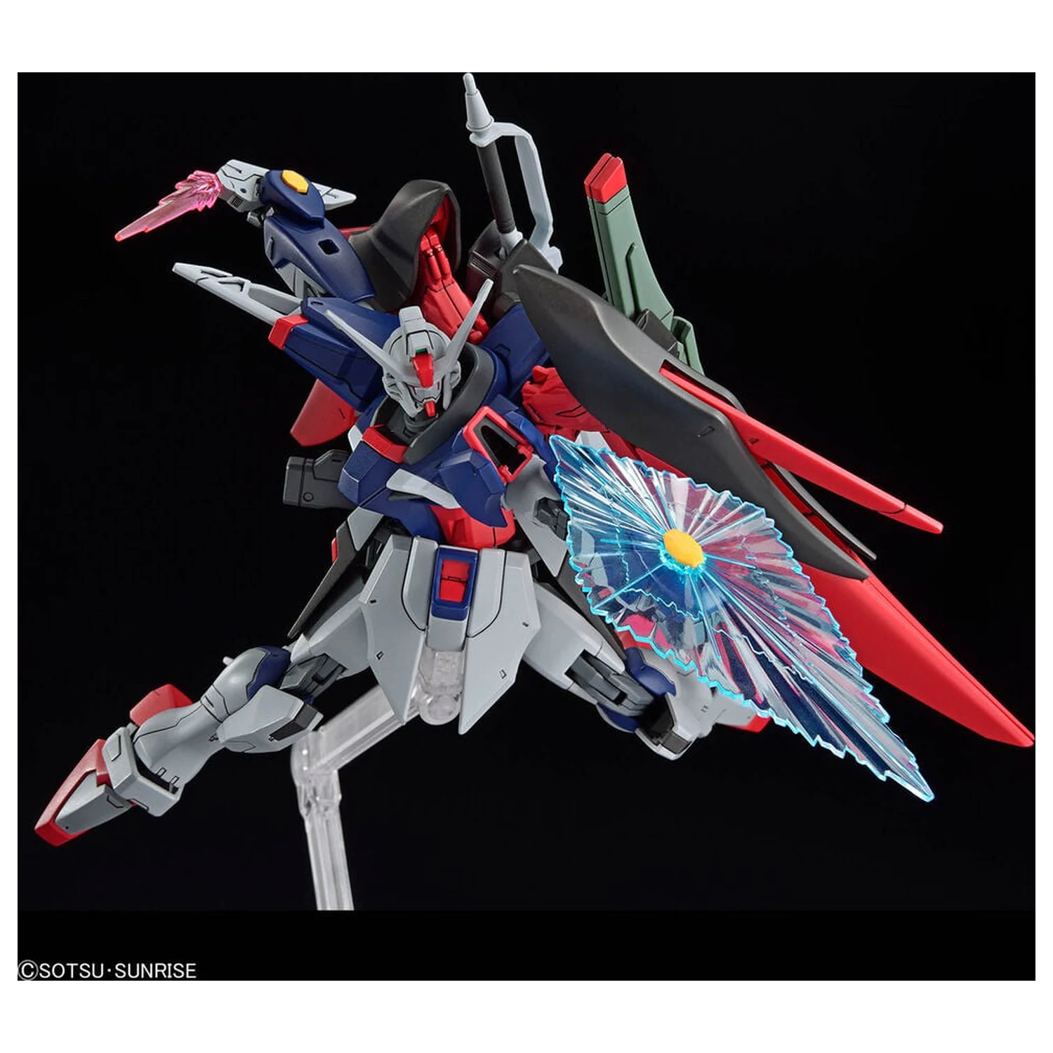 Gundam SEED Freedom ZGMF/A-262PD-P Mighty Strike Freedom Gundam Destiny Gundam II Zeus Silhouette Mobile Suit Modellbausatz HG 1/144 Produktfoto