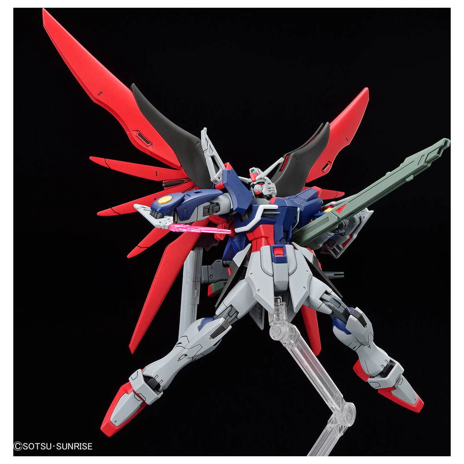 Gundam SEED Freedom ZGMF/A-262PD-P Mighty Strike Freedom Gundam Destiny Gundam II Zeus Silhouette Mobile Suit Modellbausatz HG 1/144 Produktfoto