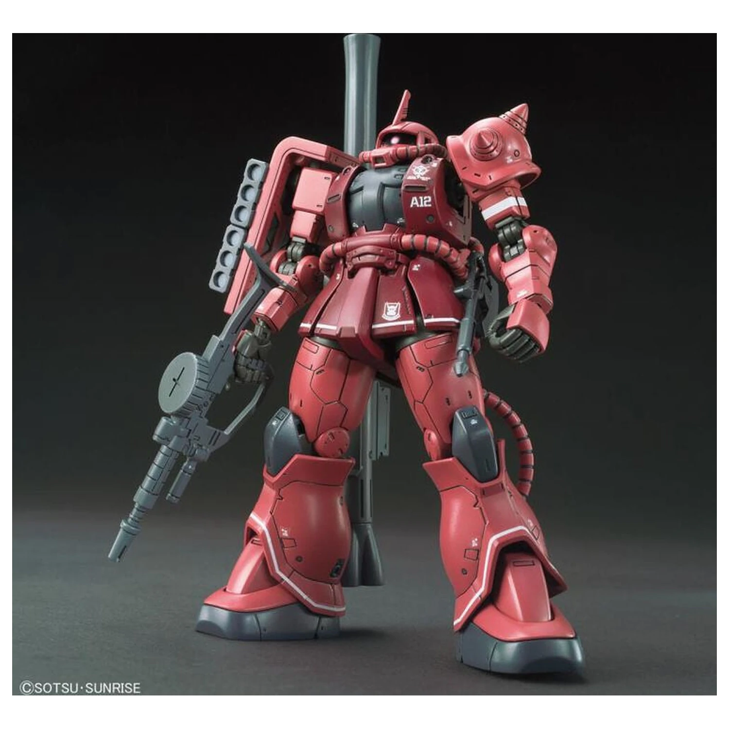 Gundam The Origin MS-06S Zaku II Char Aznable Red Comet Ver. Modellbausatz Modell HG 1/144 Produktfoto