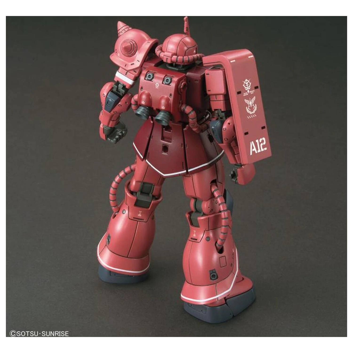 Gundam The Origin MS-06S Zaku II Char Aznable Red Comet Ver. Modellbausatz Modell HG 1/144 Produktfoto