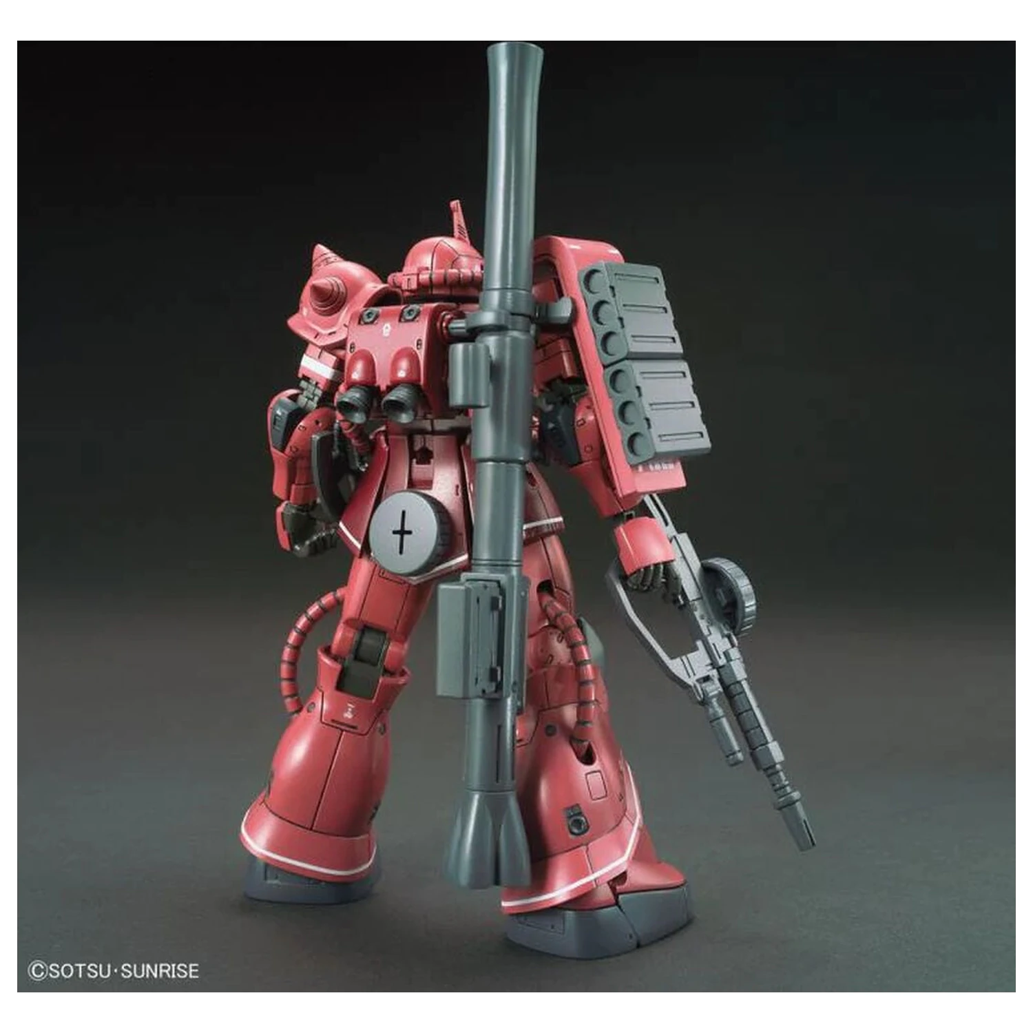 Gundam The Origin MS-06S Zaku II Char Aznable Red Comet Ver. Modellbausatz Modell HG 1/144 Produktfoto