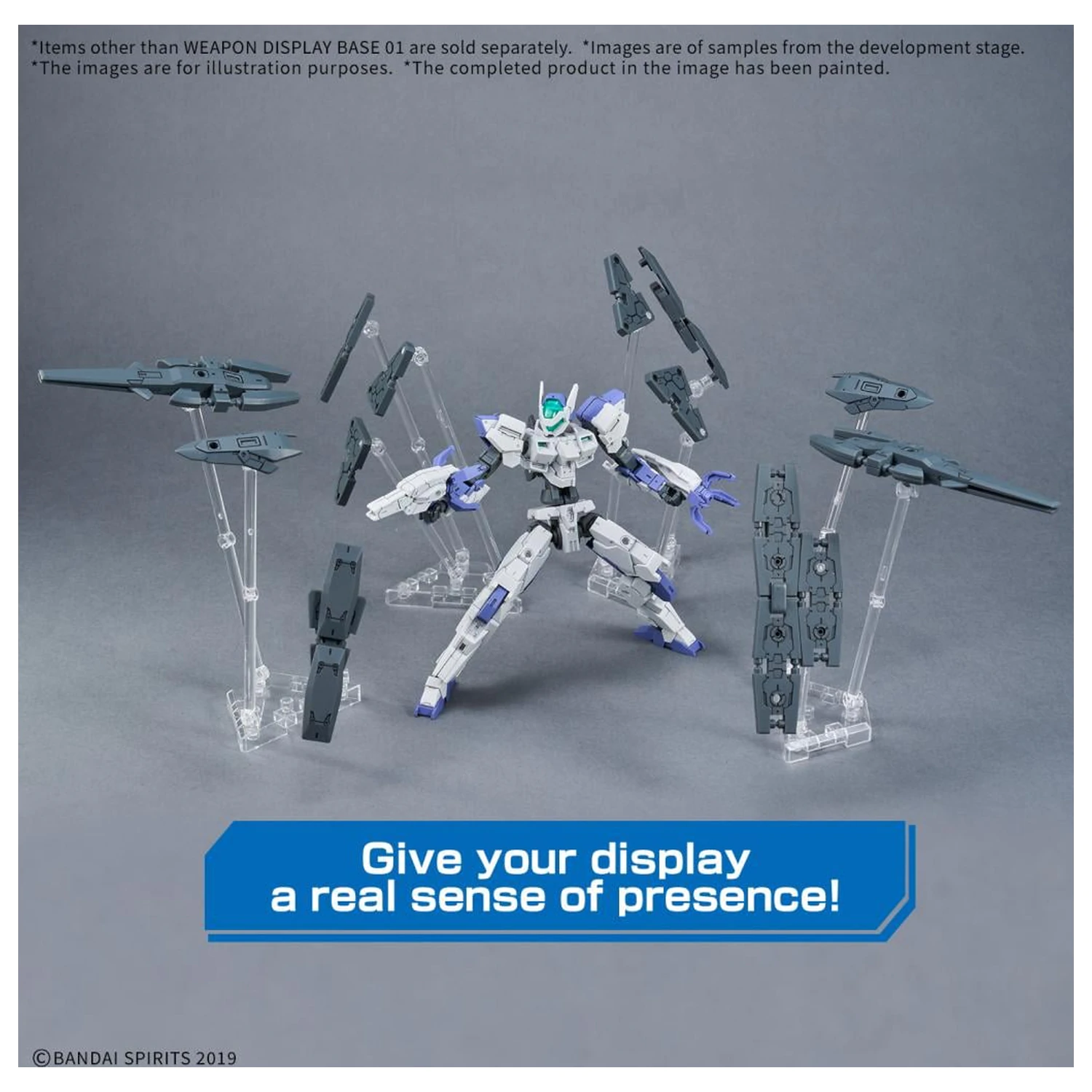 Gundam Weapon Display Basis 01 Modell Bausatz Produktfoto