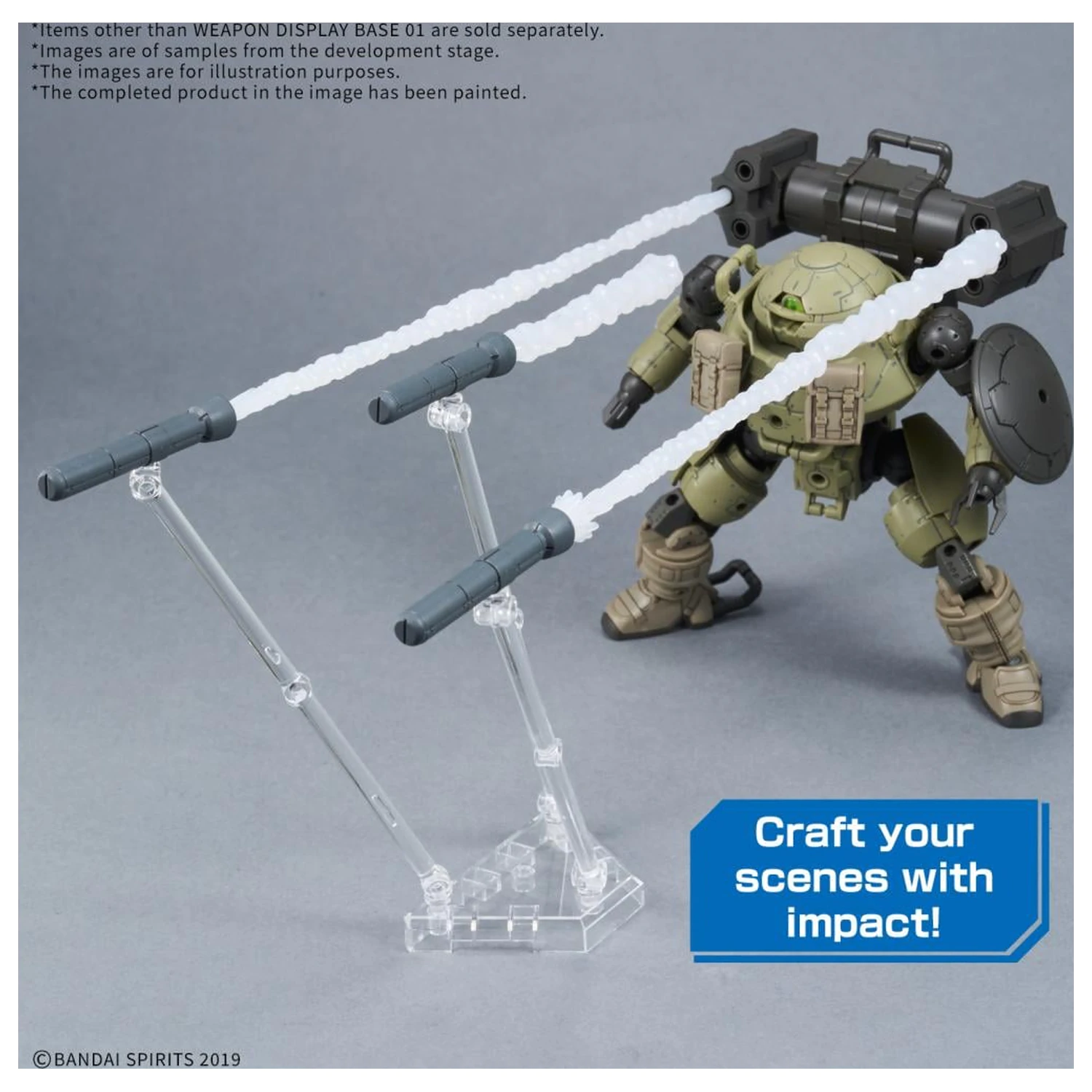 Gundam Weapon Display Basis 01 Modell Bausatz Produktfoto