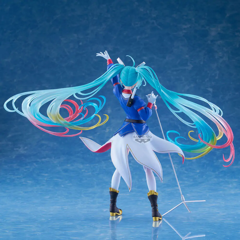 Gundam x Hatsune Miku 45th Anniversary Gundam Collaboration Banpresto Evolve Figur 21 cm Produktfoto