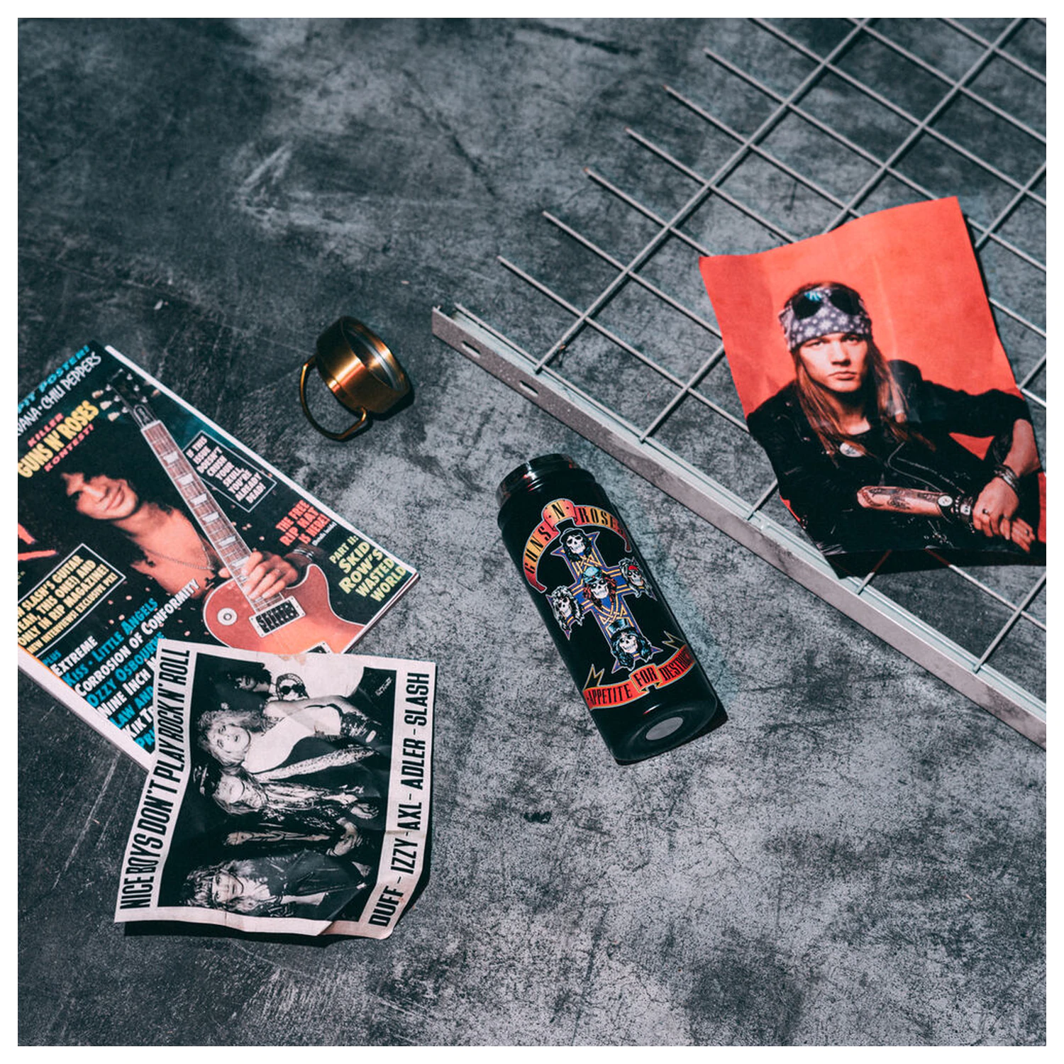 Guns N Roses Edelstahlflasche 500ml Produktfoto