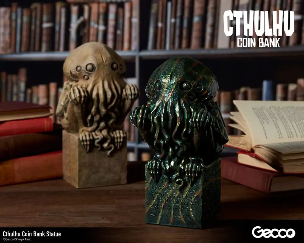 H.P. Lovecraft Cthulhu Mythos Spardosen Statue Cthulhu (Original Color) 24 cm termékfotó