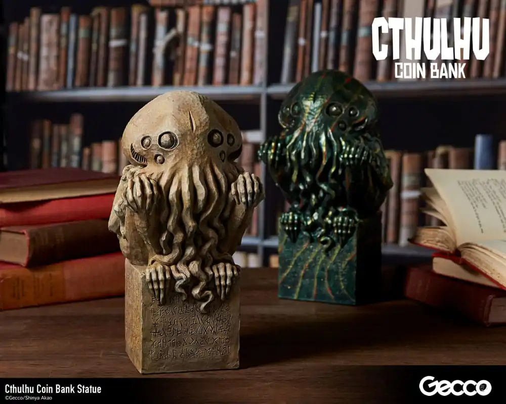 H.P. Lovecraft Cthulhu Mythos Spardosen Statue Cthulhu (Original Color) 24 cm termékfotó