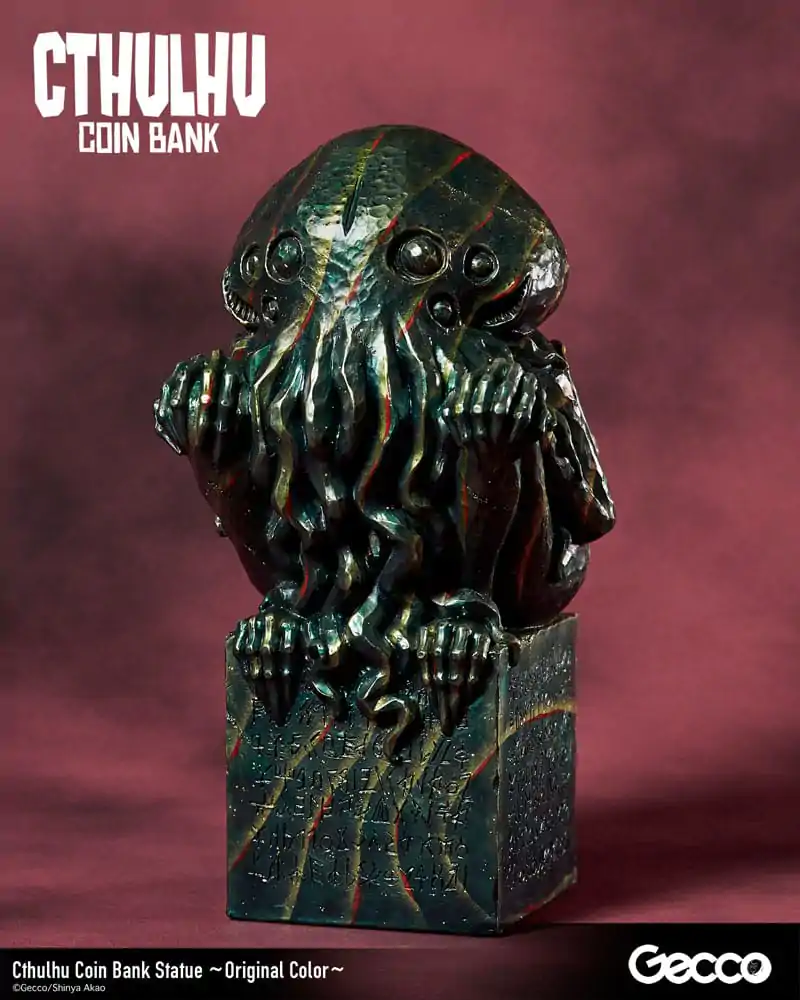 H.P. Lovecraft Cthulhu Mythos Spardosen Statue Cthulhu (Original Color) 24 cm termékfotó