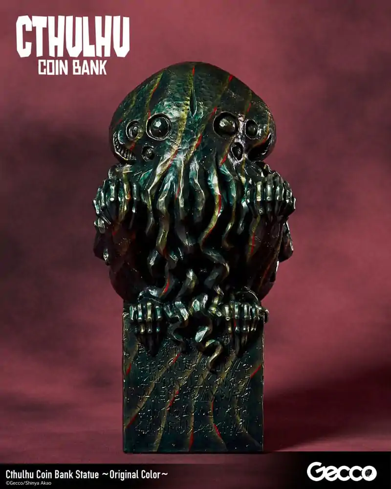 H.P. Lovecraft Cthulhu Mythos Spardosen Statue Cthulhu (Original Color) 24 cm termékfotó