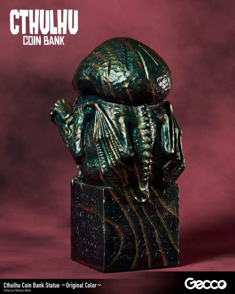 H.P. Lovecraft Cthulhu Mythos Spardosen Statue Cthulhu (Original Color) 24 cm Produktfoto