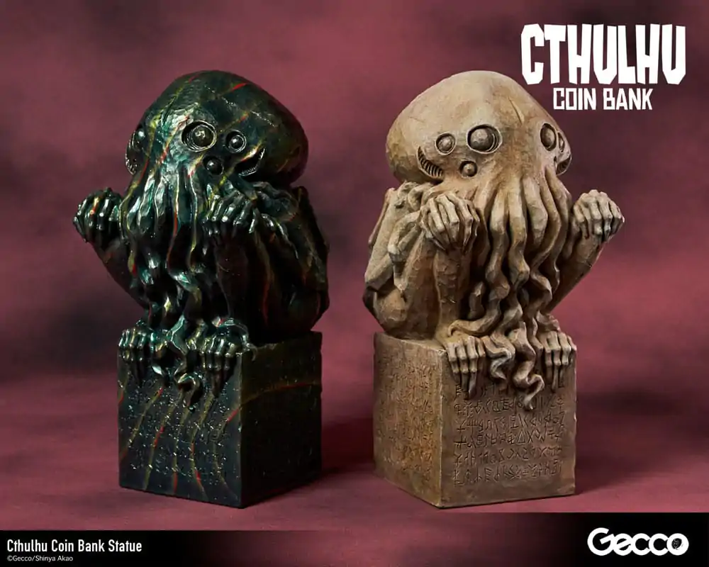 H.P. Lovecraft Cthulhu Mythos Spardosen Statue Cthulhu (Original Color) 24 cm termékfotó