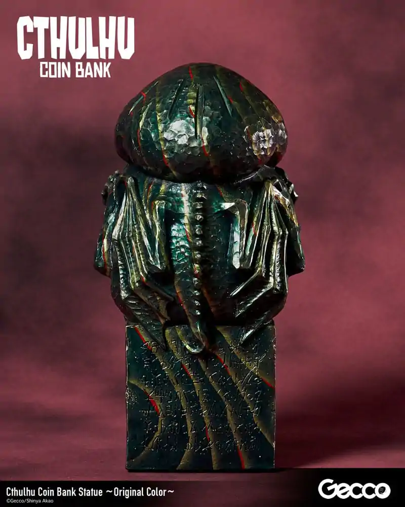 H.P. Lovecraft Cthulhu Mythos Spardosen Statue Cthulhu (Original Color) 24 cm Produktfoto