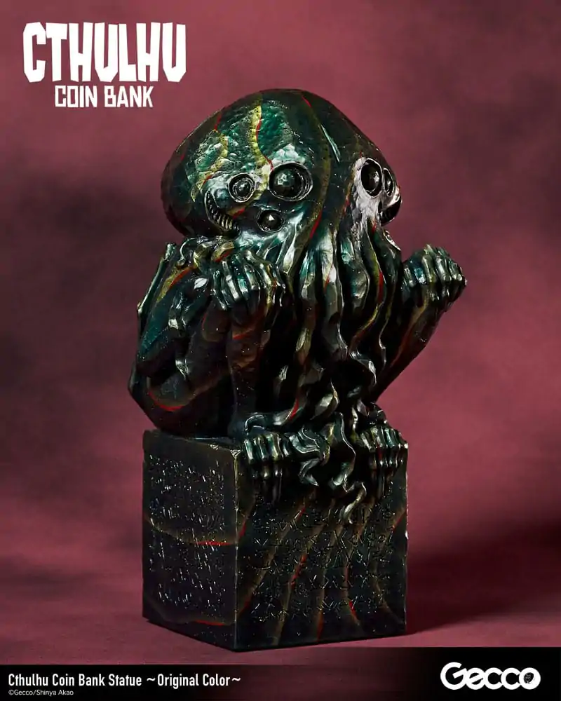 H.P. Lovecraft Cthulhu Mythos Spardosen Statue Cthulhu (Original Color) 24 cm termékfotó