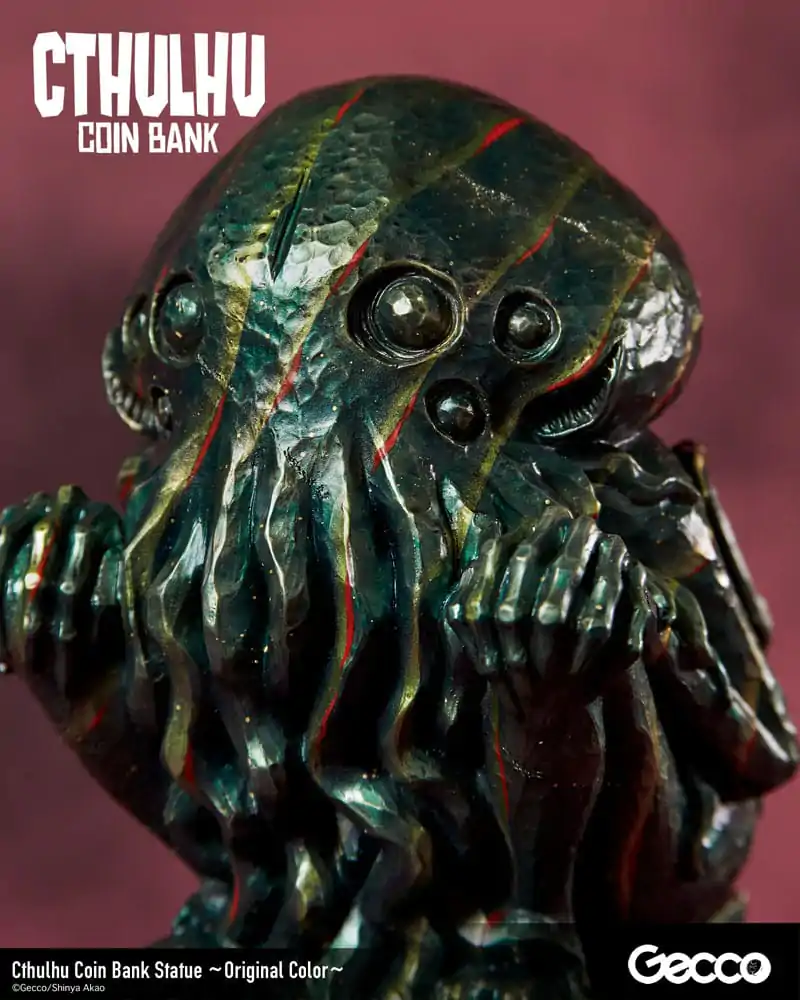 H.P. Lovecraft Cthulhu Mythos Spardosen Statue Cthulhu (Original Color) 24 cm termékfotó