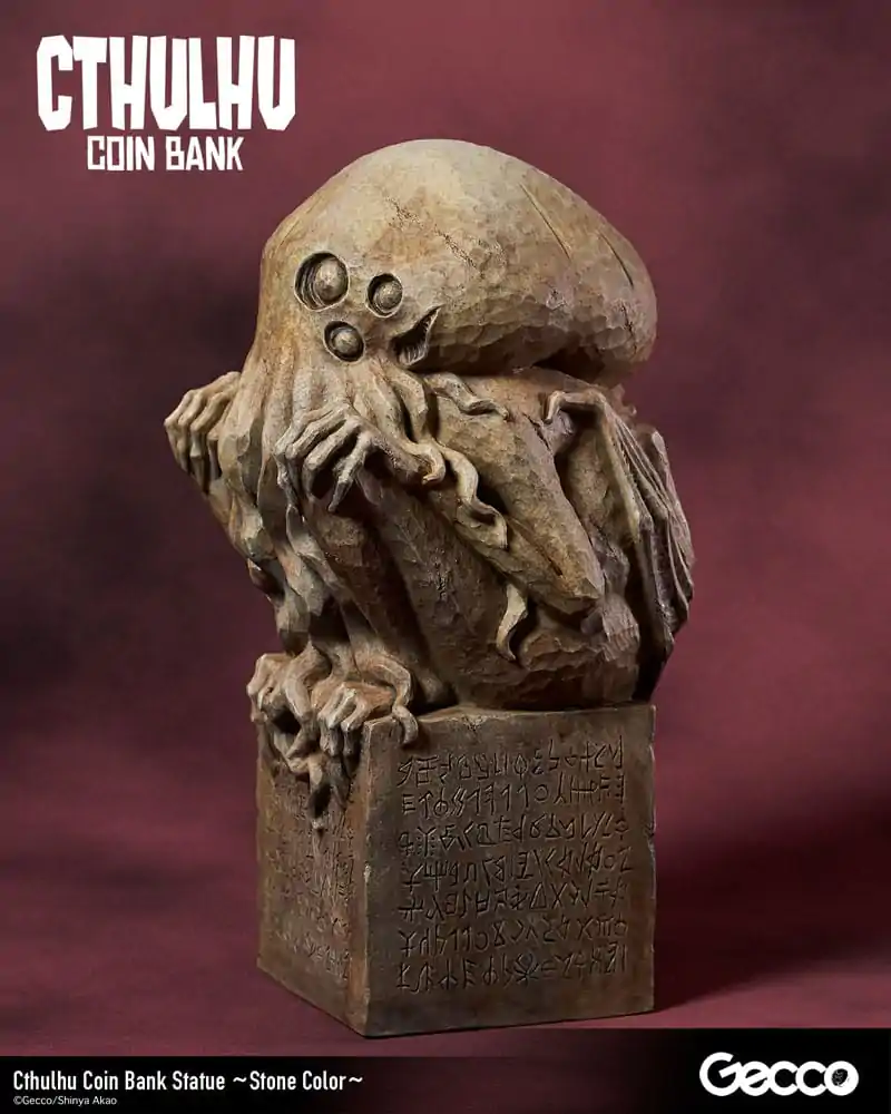 H.P. Lovecraft Cthulhu Mythos Spardosen Statue Cthulhu (Stone Color) 24 cm Produktfoto