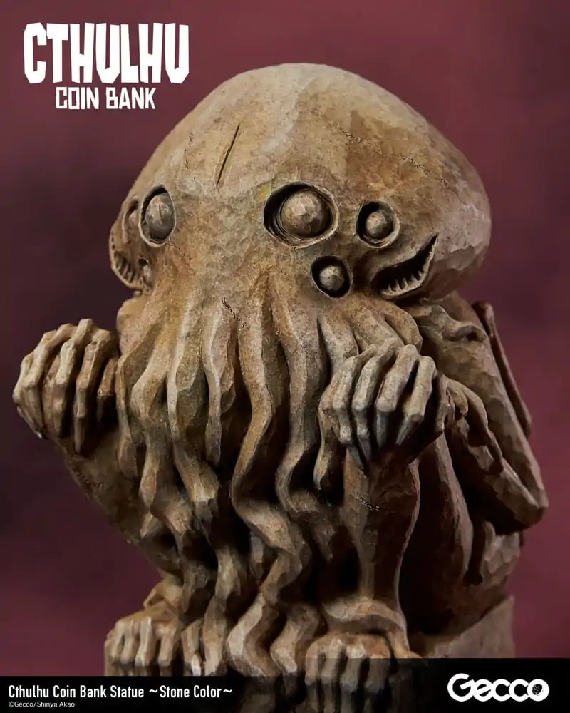 H.P. Lovecraft Cthulhu Mythos Spardosen Statue Cthulhu (Stone Color) 24 cm Produktfoto