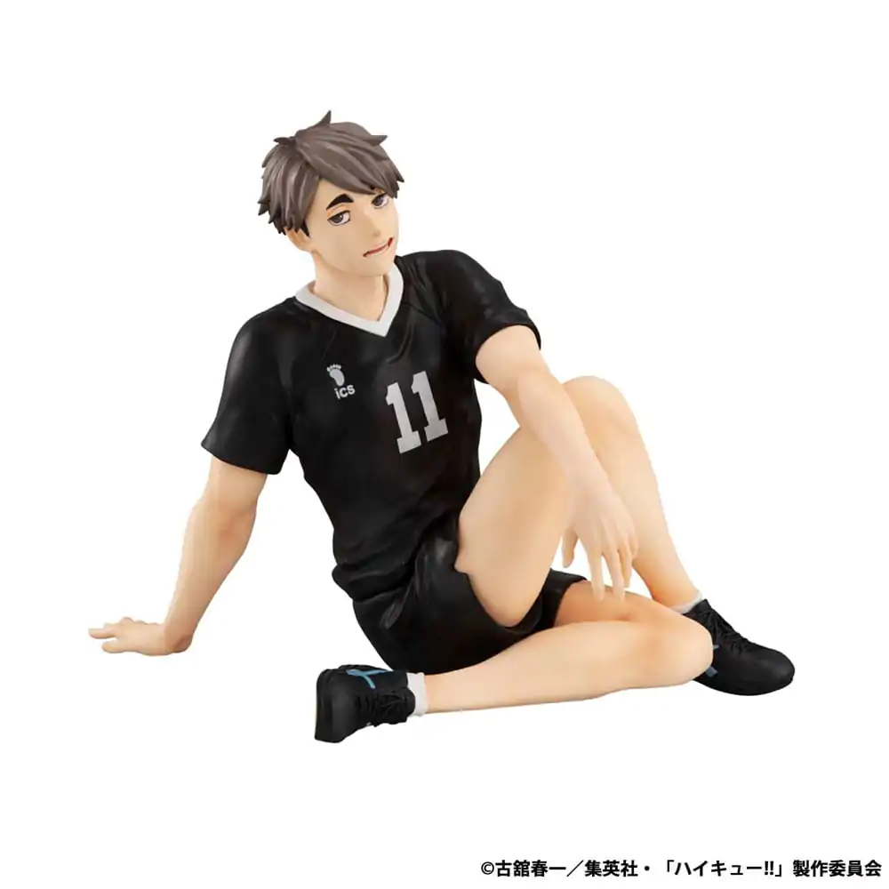 Haikyu!! G.E.M. Series PVC-Statue Osamu Miya Handflächengröße 9 cm Produktfoto