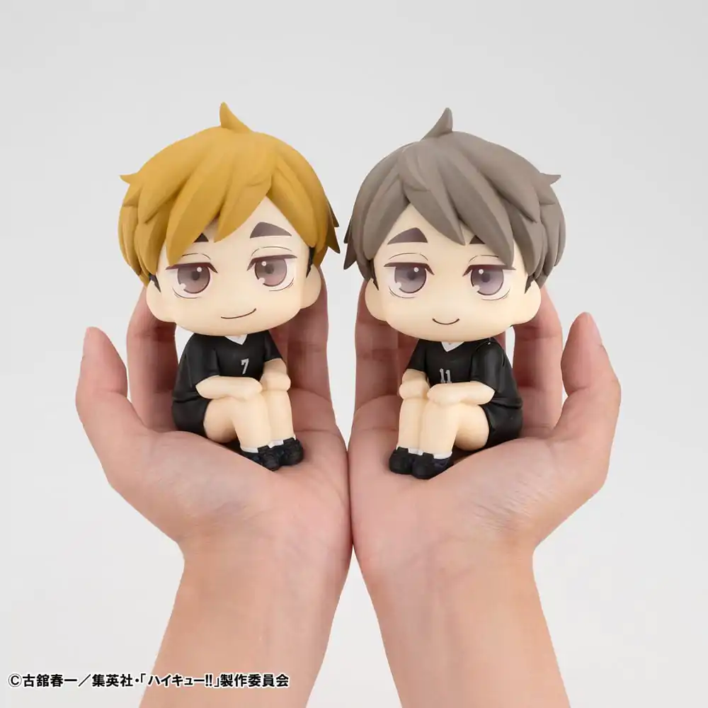 Haikyu!! Look Up PVC Statuen Atsumu Miya &amp; Osamu Miya Uniform Ver. 11 cm (with gift) Produktfoto