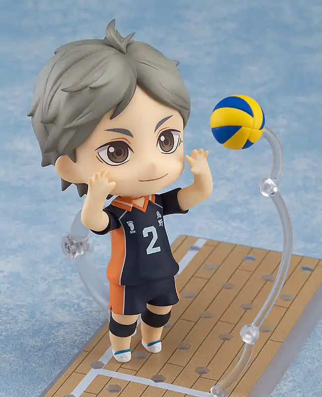 Haikyu!! Nendoroid Actionfigur Koshi Sugawara (re-run) 10 cm termékfotó