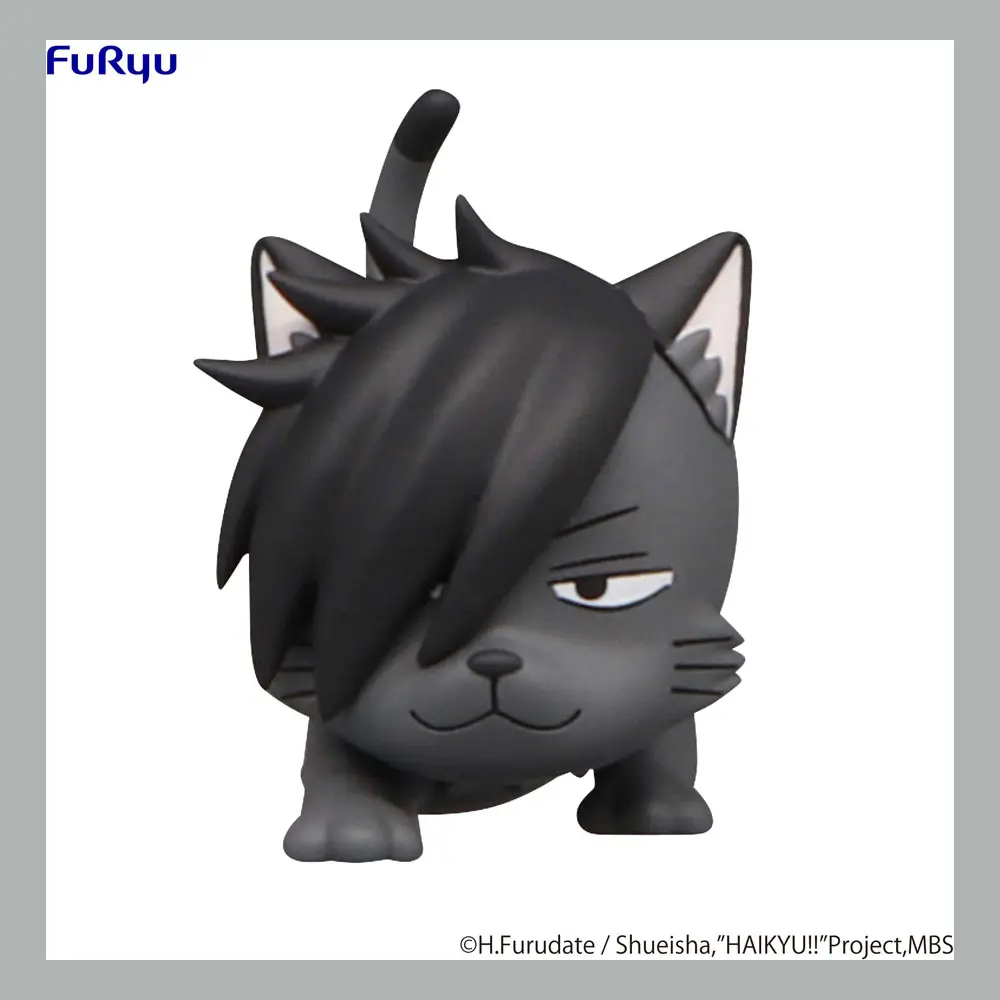 Haikyu!! Noodle Stopper PVC Statue Petit 2 Kuroo Cat 6 cm Produktfoto