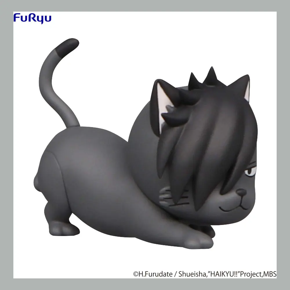 Haikyu!! Noodle Stopper PVC Statue Petit 2 Kuroo Cat 6 cm Produktfoto