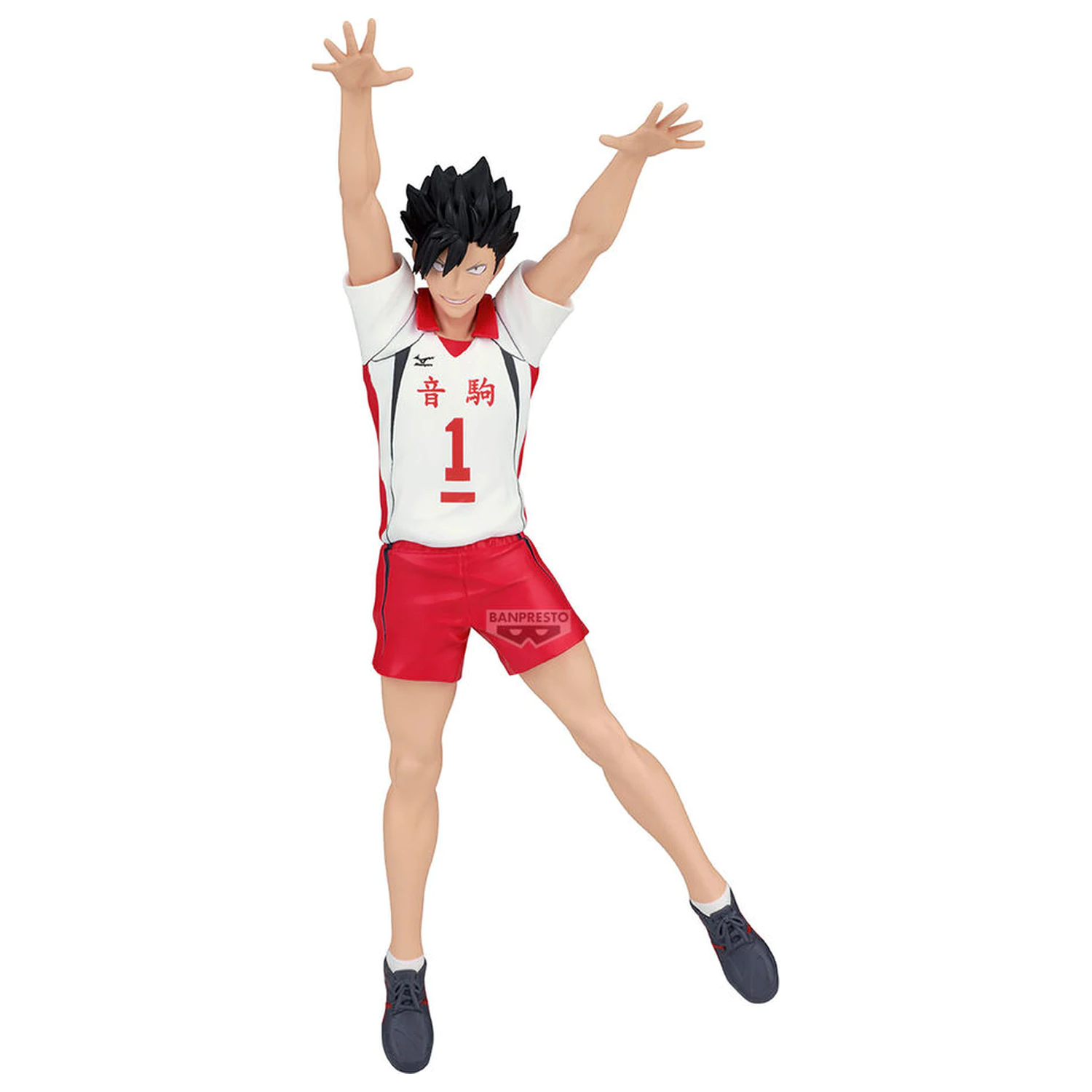 Haikyu!! Posing Figur Tetsuro Kuroo Second Uniform ver Figur 23cm Produktfoto