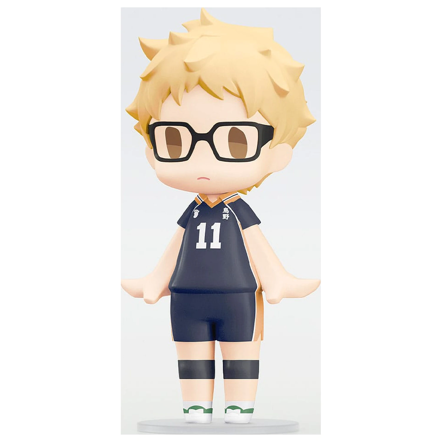Haikyuu!! HELLO! GOOD SMILE Actionfigur Kei Tsukishima 10 cm Produktfoto