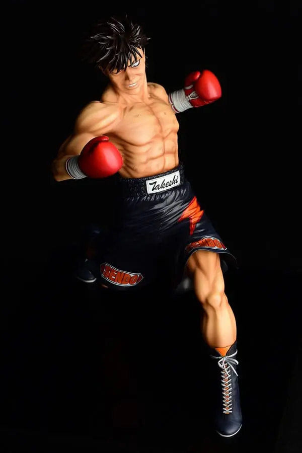 Hajime no Ippo PVC Statue 1/6 Takeshi Sendou Finish Blow Ver. Damage 29 cm Produktfoto
