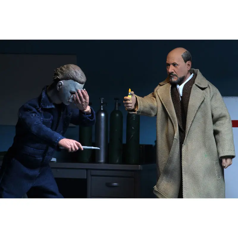 Halloween 2 Retro Action-Figur 2er-Pack Doctor Loomis & Laurie Strode 20 cm Produktfoto