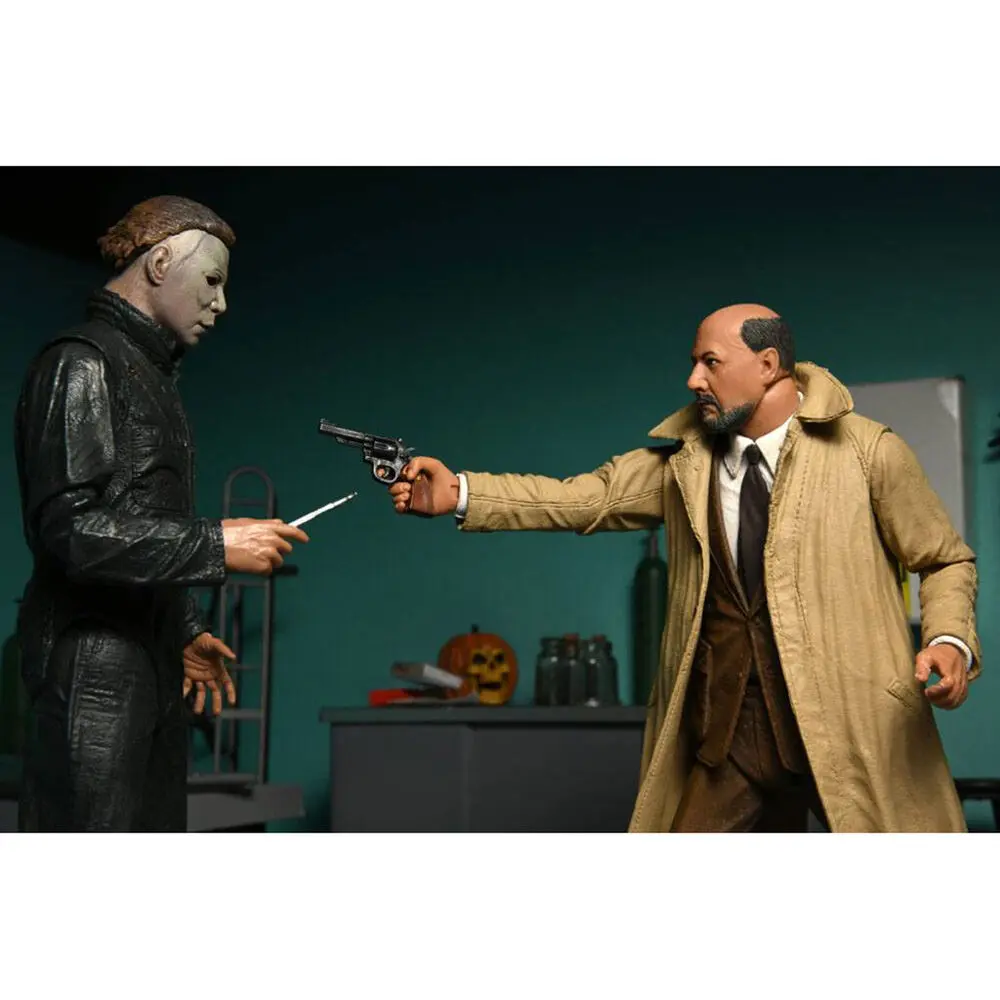 Halloween II Ultimate Actionfiguren Doppelpack Michael Myers &amp; Dr Loomis 18 cm Actio Produktfoto