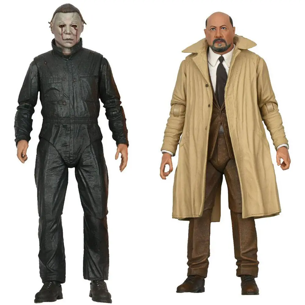 Halloween II Ultimate Actionfiguren Doppelpack Michael Myers &amp; Dr Loomis 18 cm Actio Produktfoto