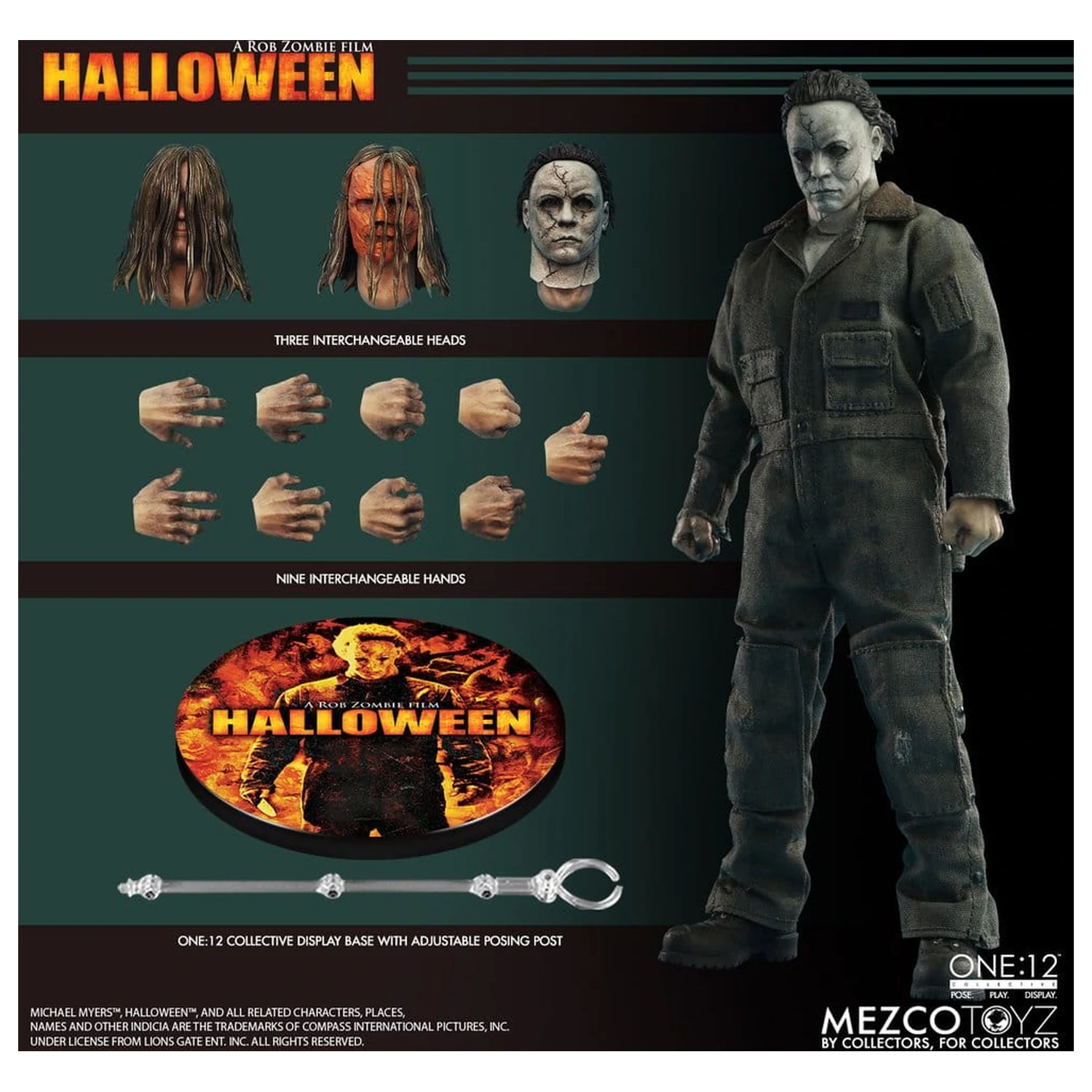 Halloween (2007) One:12 Collective Actionfigur 1/12 Michael Myers 17 cm Produktfoto