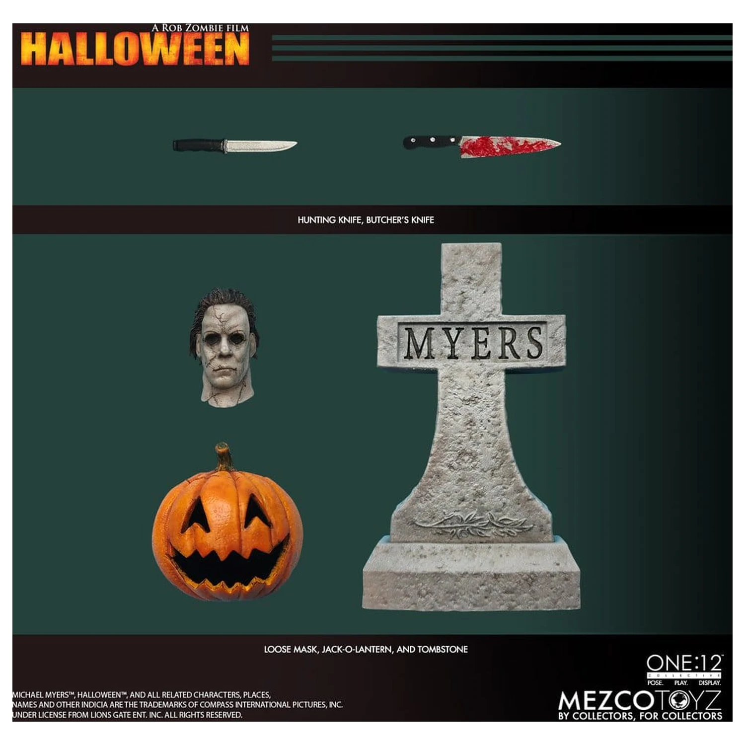 Halloween (2007) One:12 Collective Actionfigur 1/12 Michael Myers 17 cm Produktfoto