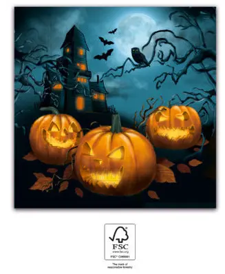 Halloween Sensations Servietten 20 St. 33x33 cm FSC Produktfoto