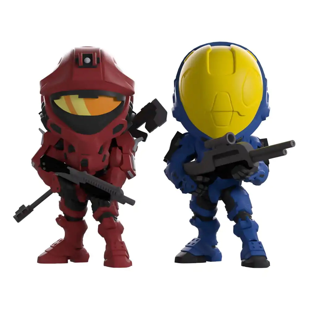 Halo Vinyl Figuren 2er-Pack Red vs Blue 11 cm Produktfoto